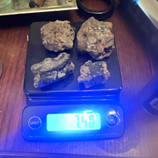Four pieces of 1800’s Industrial slagslag glass from the Old Hopewell Furnace. picture