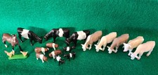 CM Custom Ertl 1/64 Set of farm animals horse cattle cows calves hogs chickens picture