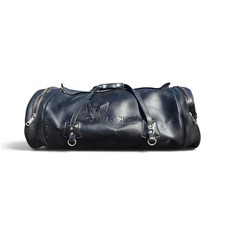Vintage Eagles Nest Harley-Davidson Dealer Duffle Bag Black Embossed Eagle 27