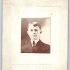 ID'd c1900s Leon Brendlinger Boy School Portrait Cabinet Card Photo 6