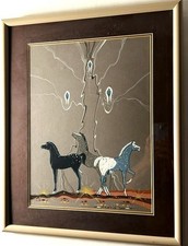 NAVAJO ARTIST- JUSTIN TSO ORIGNAL ART 
