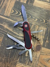 Wenger EvoGrip S18 Black & Red Swiss Army Knife Multitool Used picture