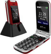 G6 Flip Phone for Seniors, 4G Unlocked Basic Phone, 2.4