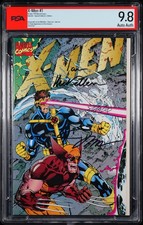X-MEN # 1 (1991) GATEFOLD CVR SIGNED STAN LEE, JIM LEE , IAN MCKELLEN PSA 9.8 picture
