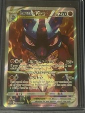 Pokemon TCG Lucario VSTAR SWSH291 Black Star Promo Holo Full Art EN picture