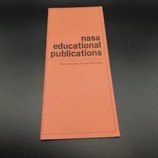 Vintage NASA Educational Publications Brochure November 1974 picture