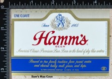 Hamm's Beer Label picture