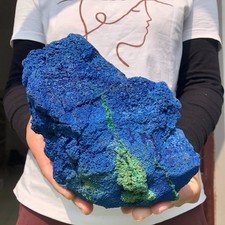 4.9LB Natural Azurite/Malachite quartz crystal mineral specimen Healing picture