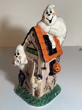 Blue Sky Clayworks Happy Haunting Office Outhouse Candle House Heather Goldminc picture