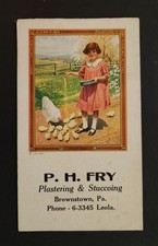 antique PH FRY PLASTERING & STUCCOING brownstown pa  picture