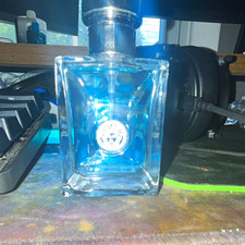 Versace Pour Homme Perfume Bottle with Medusa Emblem and Cap picture