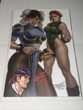 Street Fighter #1 Ron Leary Signed RYU Remark COA Cammy Chun Li ONE OF A KIND picture