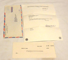 1965 ad bank  First Federal Savings Loan of Toledo Ohio Letterhead,Envelope VTG picture