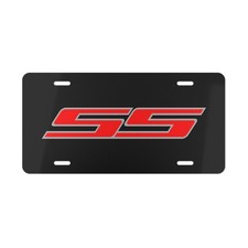 Chevrolet Chevy SS Car Front License Plate Tag Vanity Style Auto Metal Aluminum picture