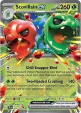 Scovillain ex Double Rare Holo TEF 022/162 NM picture