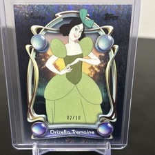 2025 Topps Disney Wonder Drizella Tremaine #13 Black Sparkle Foil /10 picture