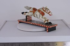 Vintage Indian Kondapalli Hand-Painted Wooden Leaping Horse and a free gift picture