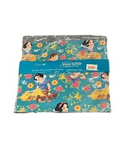 Vintage Snow White  And Friends  Gift Wrap 2 Sheets Teal 20