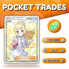 Lillie (Deluxe Pack) – Pokémon TCG Pocket - Full Art - Digital Trade ✨ picture