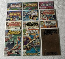 Marvel Comics The Avengers Lot Of 12 Comic Books 1984-1993 Good To Very Good picture