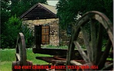 Vintage Postcard Old Fort Croghan Burnet Texas 1848-1854 Landmark History picture