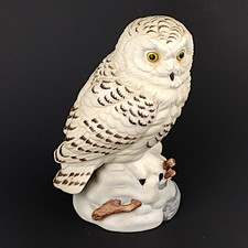 Snowy Owl Andrea by Sadek Porcelain 5.75