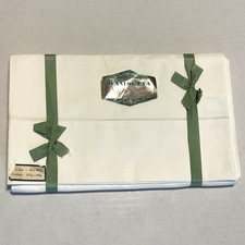Vintage Wamsutta King Size Pillowcase Set (2) Off White Supercale picture