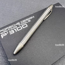 New Porsche Design Tec Flex P3100 Braided Weave Ballpoint Pen Collectors Gift picture