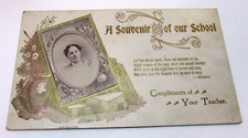 Antique 1896-1897 Sunnyside School Alexandria Twp Douglas County MN Teacher Card picture