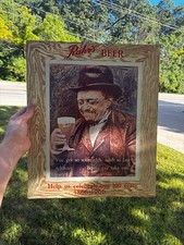 Vintage 1966 Rahr's Brewery Green Bay WI Beer Advertising Sign 100th Anniversary picture