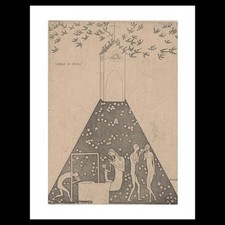 Adolfo Wildt - House of Jesus (Casa di Gesu) (1914-1924) Art Card Print picture