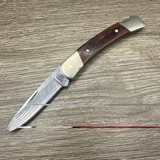 Vintage BUCK USA 501 Squire Folding Single Blade Pocket Knife BROKEN TIP picture