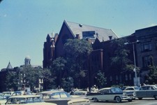 c1960's Ektachrome 35mm Slide Dodge Coronet Lancer Ford Falcon Church Dome City picture