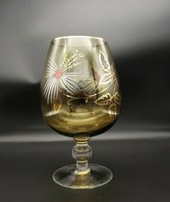 Hand Painted Brandy Snifter 9-1/4