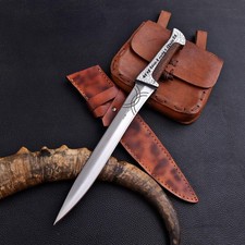 Famous Dune Paul Atreides Crysknife with Leather Sheath | Full Tang High Carbon picture