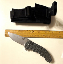 Benchmade D2 Steel Limited Edition 117/350 Plain Drop Point Liner G-10 Manual picture