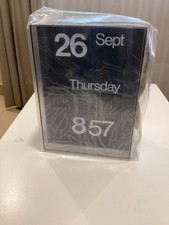 SOLARI UDINE DATOR 60  CLOCK WITH CALENDAR. ITALY. AIRPORT DESIGN. NEW picture