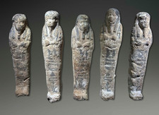 Egypt. Late Period. Five Ushabtis (x5) of “Psejenretekem”. ca. 664-332 BC. picture