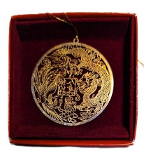 Millennium Commemorative Oriental New YorK Life Holiday Ornament PETRESCUE picture