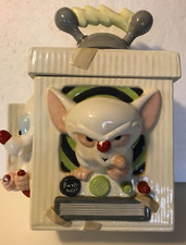 VTG Warner Bros Animaniacs Pinkie and the Brain Cookie Jar Ceramic 1996 picture