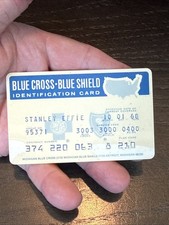 Vintage 1968 Blue Cross Blue Shield Insurance Card picture