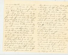 1897 Handwritten Letter from Frank Y. Marvin Holiday Preparations & Chicago IL picture