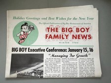 1980 Bobs Big Boy Family News Employee Newspaper Vintage Restaurant Ephemera picture