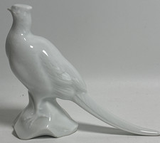 Haviland Limoges France Porcelain Pheasant Figurine White Vintage picture