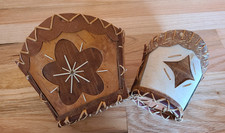 NATIVE ALASKAN HANDMADE BIRCH BARK BASKETS picture