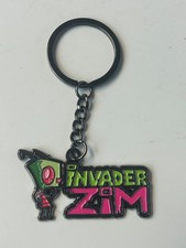 Invader Zim Logo Character Enamel Keychain 2