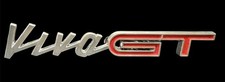Ultra Rare Original 1960s Vauxhall *VIVA GT* Chrome Car Body Badge *CEM 2* Stamp picture