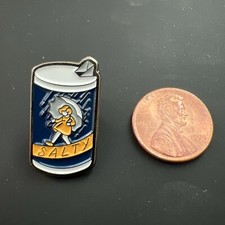 Salty Umbrella Girl Enamel Pin picture