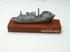 VTG Soviet Whaling Ship Kitoboets Odessa Model Desk Souvenir USSR 1970s Plastic picture