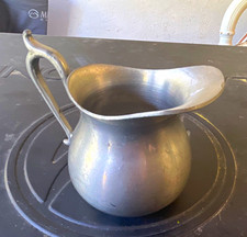 Woodbury Pewterers Pewter Creamer Pitcher Spouted Jug, Pewter picture